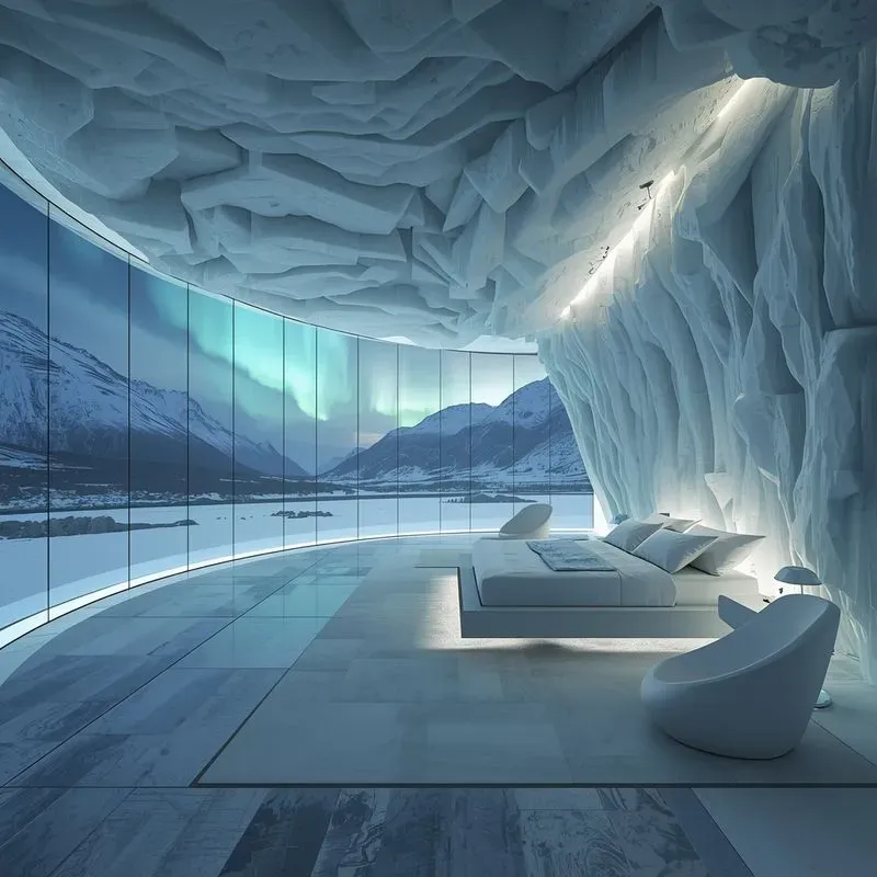 Ultramodern Curved Glass Interiors
