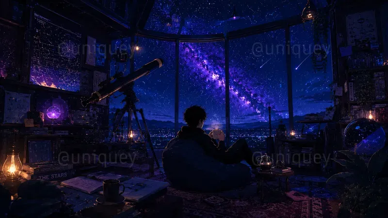 Atmospheric Lofi Anime Room Builders