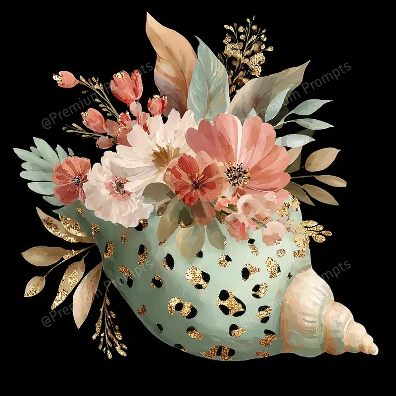 Magic Coral Reef Watercolor Cliparts