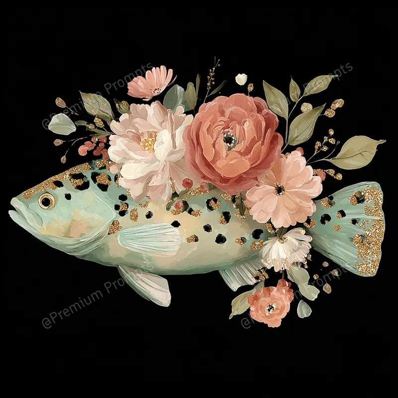 Magic Coral Reef Watercolor Cliparts