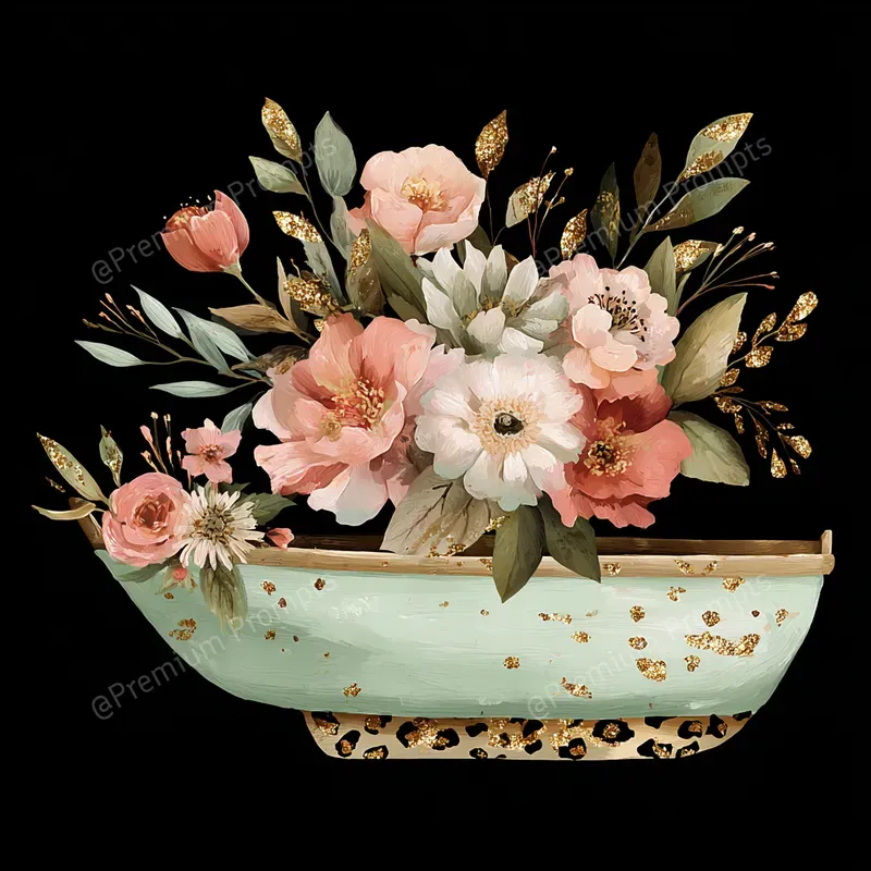 Magic Coral Reef Watercolor Cliparts