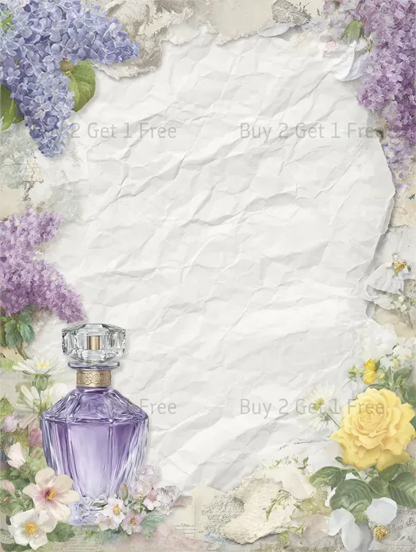 Lavender French Vintage Background Frames