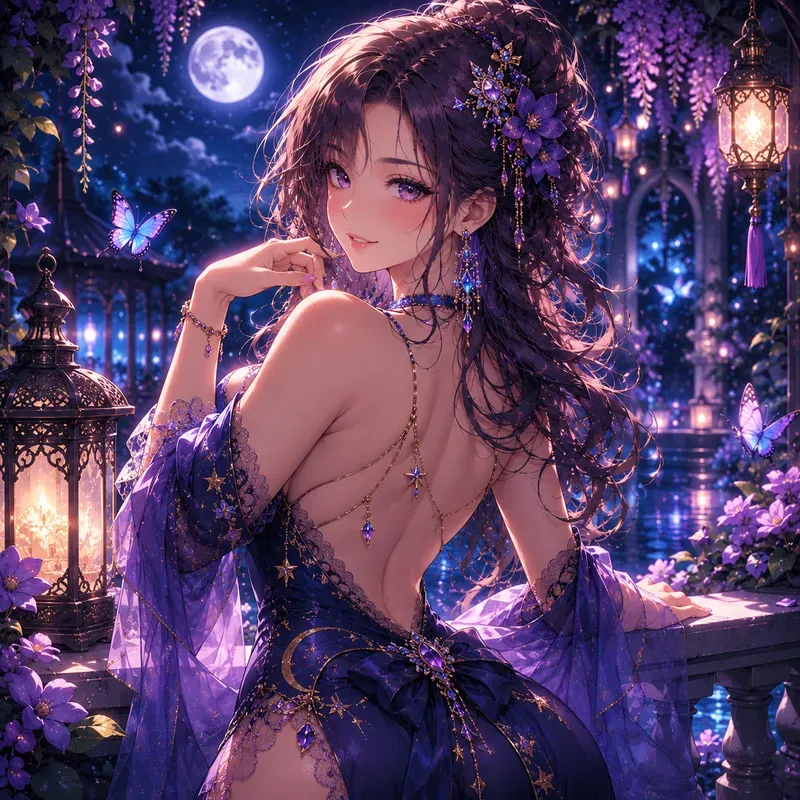Flirty Anime Girlfriend Portraits