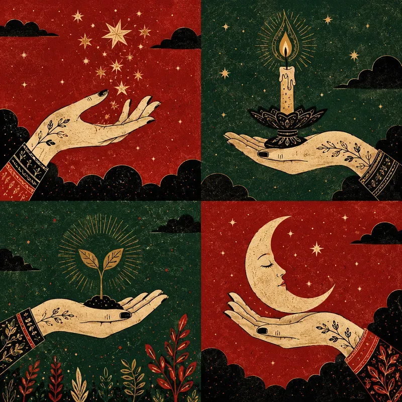 Symbolic Folk Hands