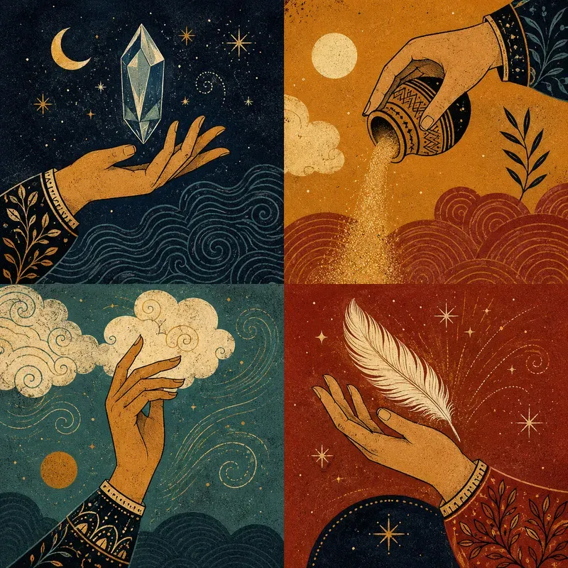 Symbolic Folk Hands