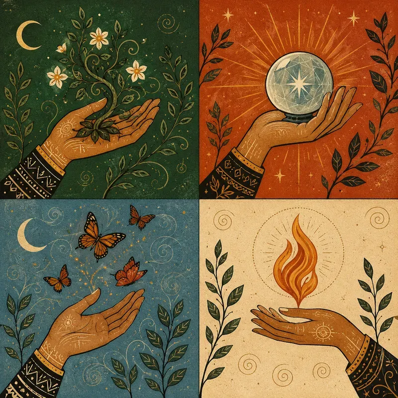Symbolic Folk Hands