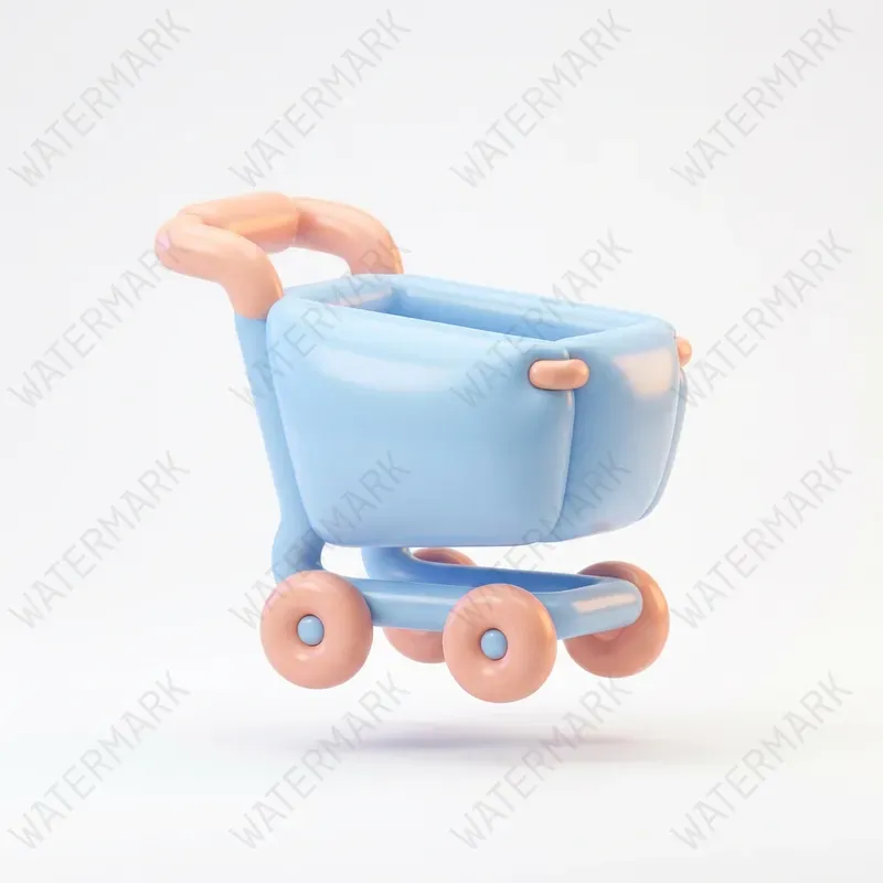Glossy Puffy Clay Render Icon Generator