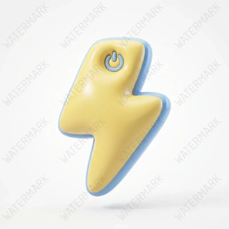 Glossy Puffy Clay Render Icon Generator