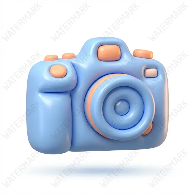 Glossy Puffy Clay Render Icon Generator