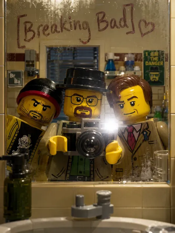 Lego Movie Universe Mirror Selfies