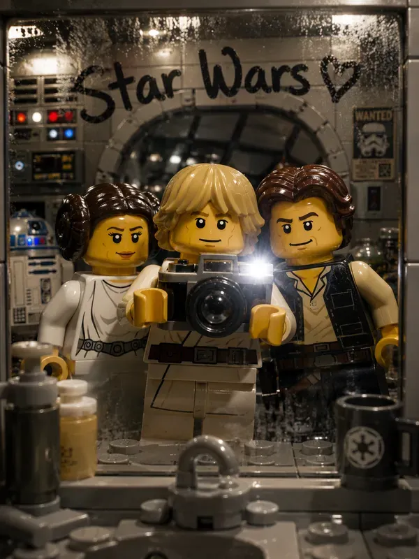 Lego Movie Universe Mirror Selfies