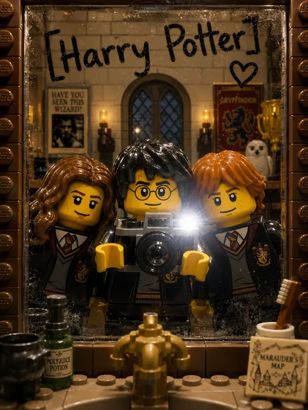 Lego Movie Universe Mirror Selfies