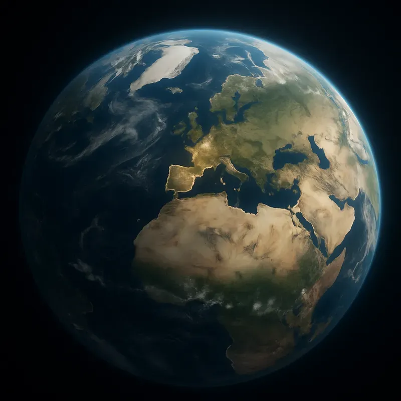 3D Globes With Countries Highlighted