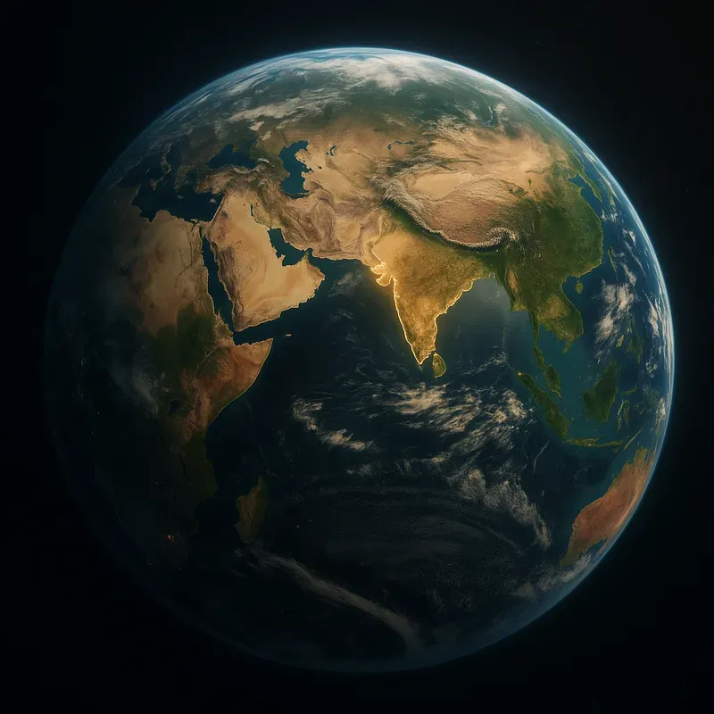 3D Globes With Countries Highlighted