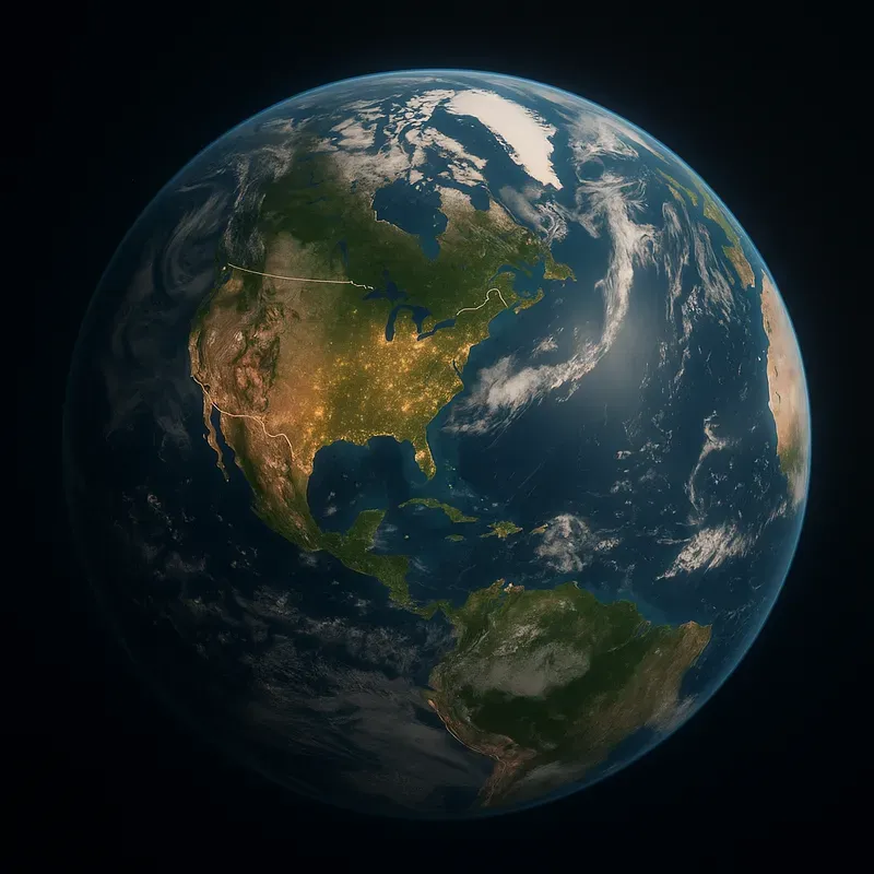 3D Globes With Countries Highlighted