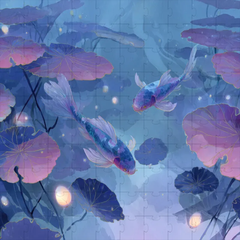 Watercolor Ghibli Mist Dream Paintings