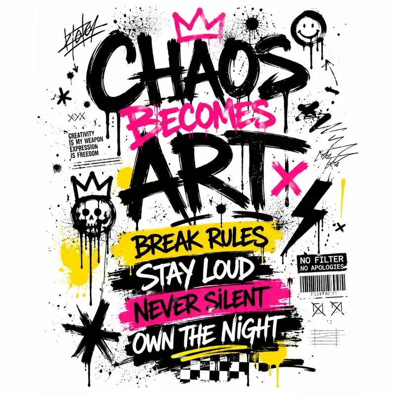 Urban Graffiti Typography Posters
