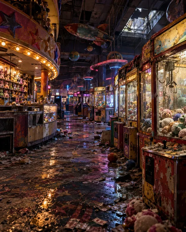 Hyperrealistic Forgotten Arcades