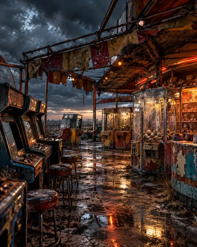 Hyperrealistic Forgotten Arcades