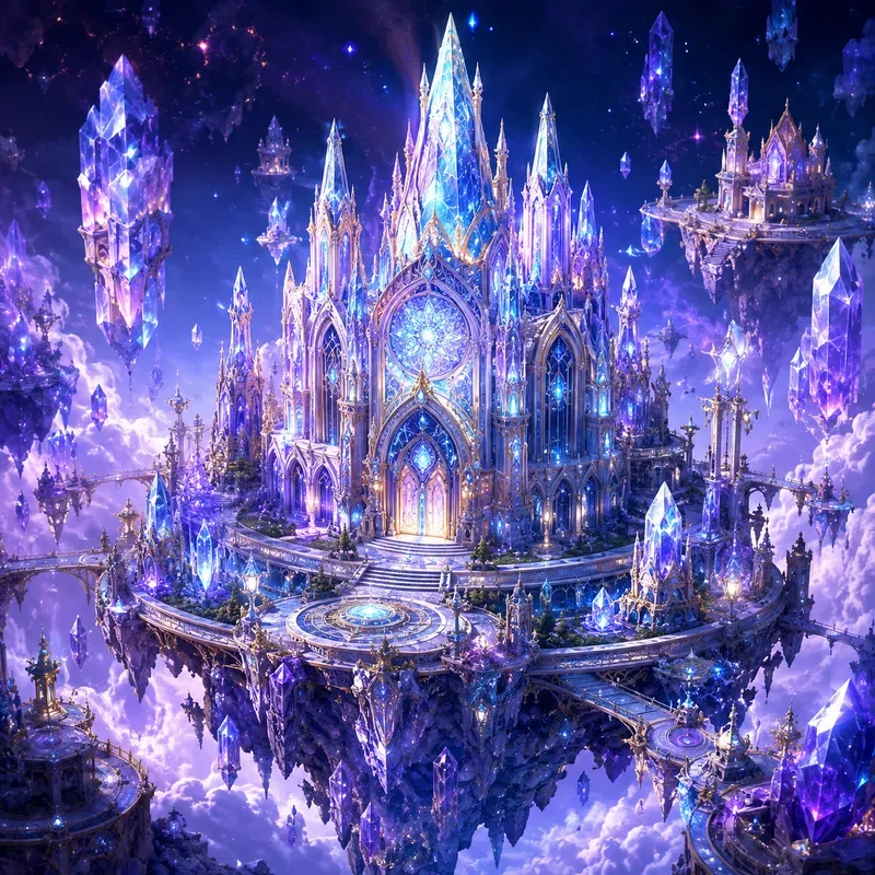 Celestial Floating Worlds