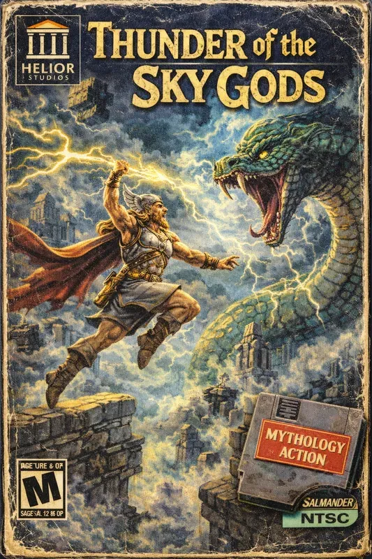 Retro Game Box Art Generator