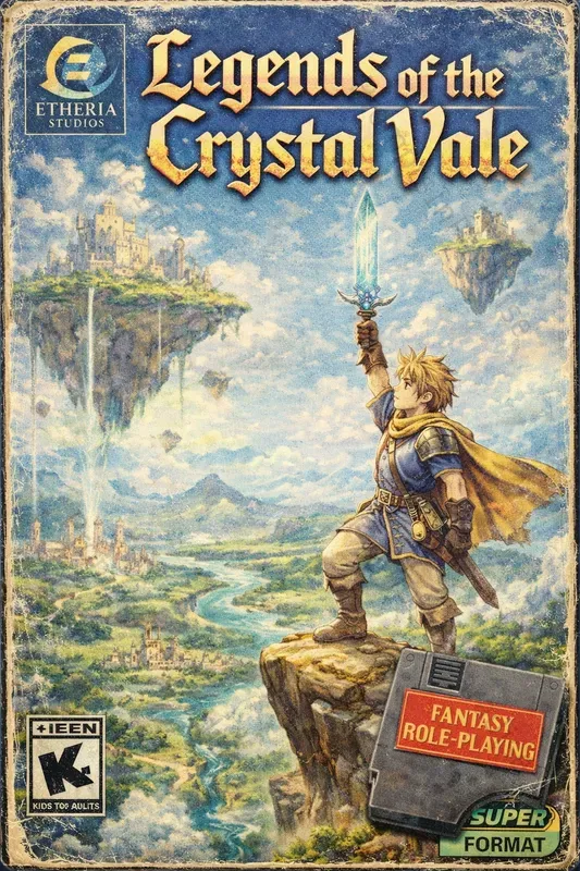Retro Game Box Art Generator