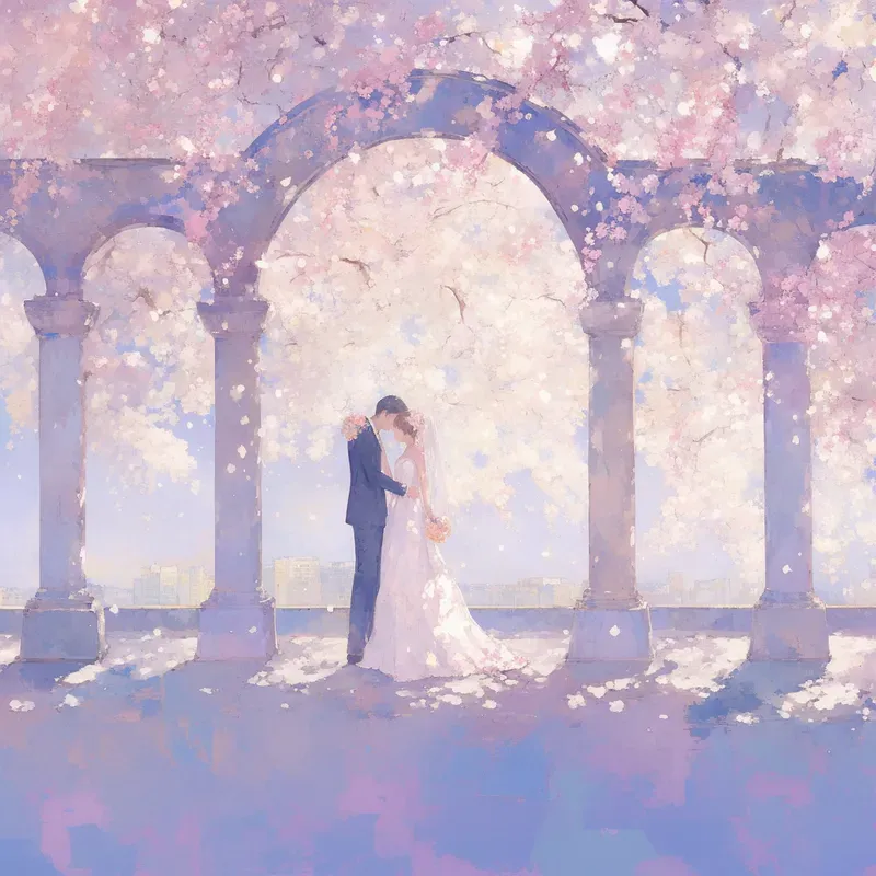 Dreamlike Wedding Illustrations
