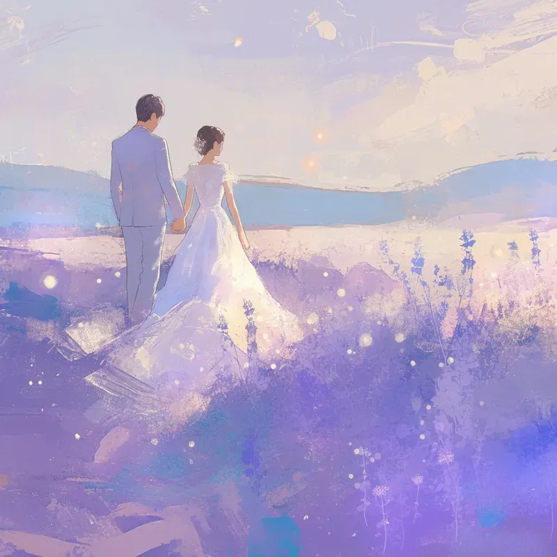 Dreamlike Wedding Illustrations