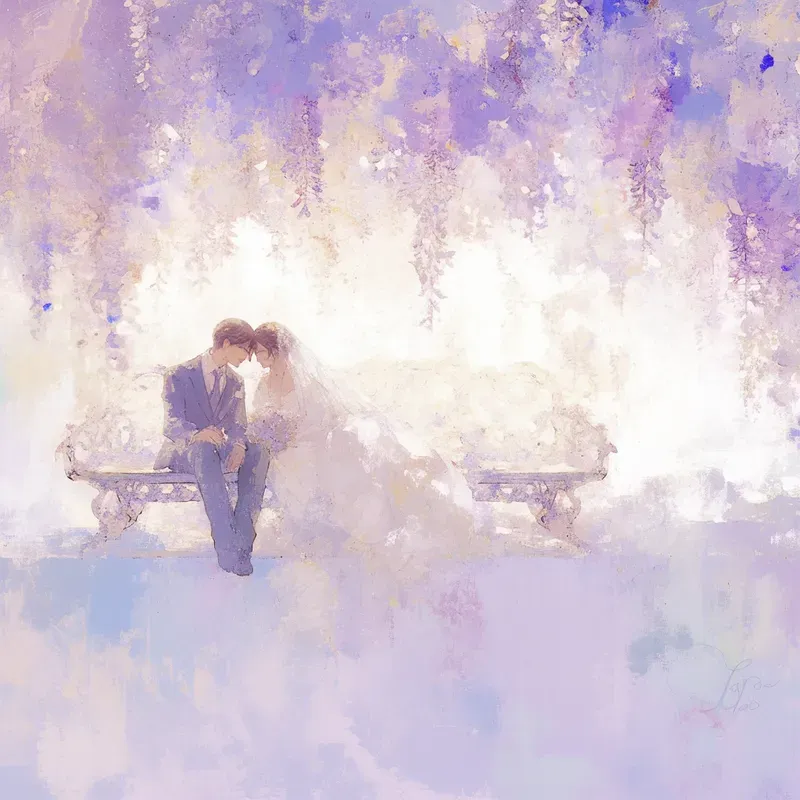 Dreamlike Wedding Illustrations