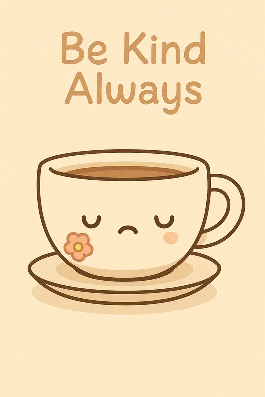 Kawaii Motivational Character Posters