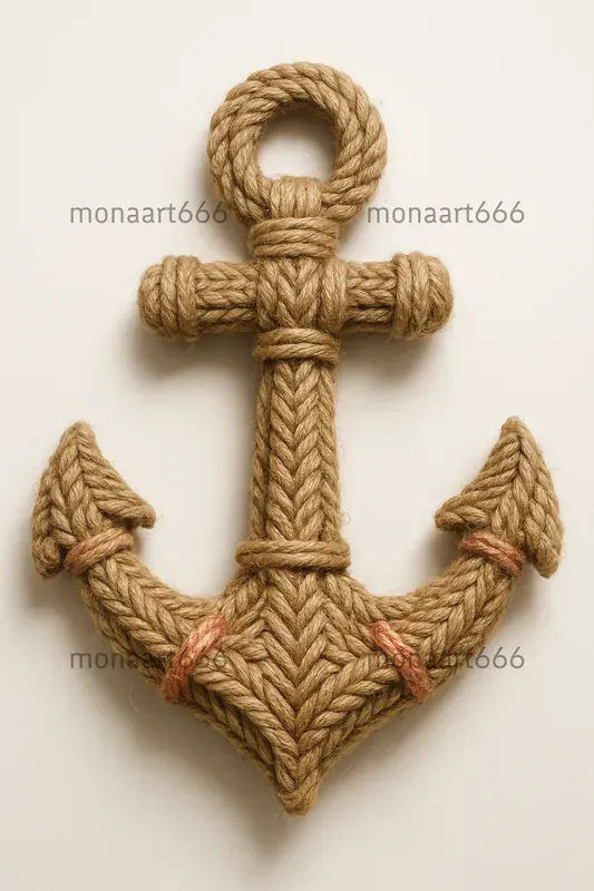 Rustic Rope Art Sculptures