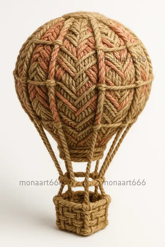 Rustic Rope Art Sculptures