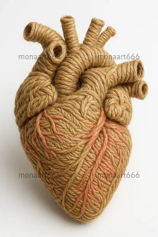 Rustic Rope Art Sculptures