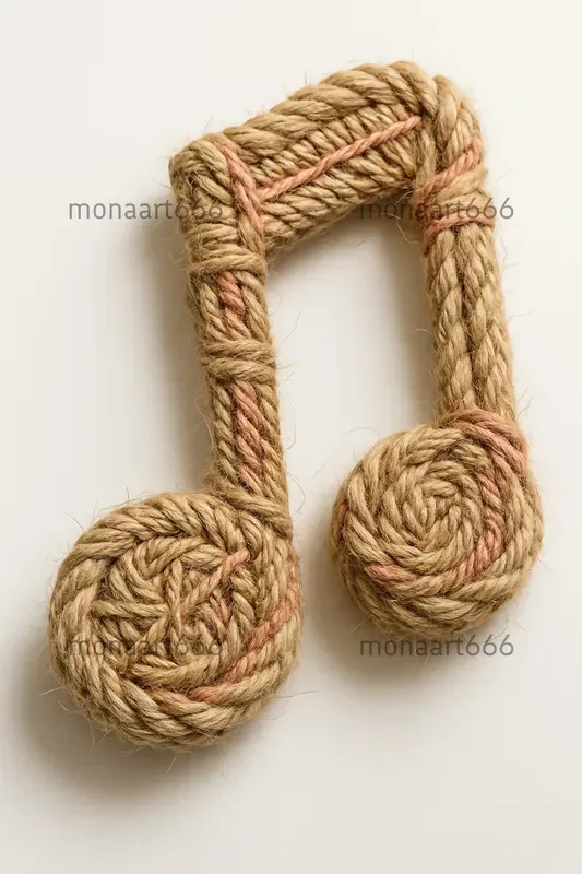 Rustic Rope Art Sculptures