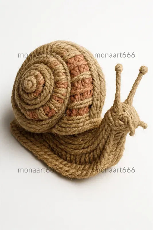 Rustic Rope Art Sculptures