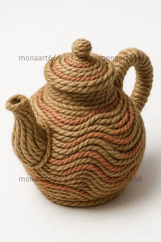 Rustic Rope Art Sculptures