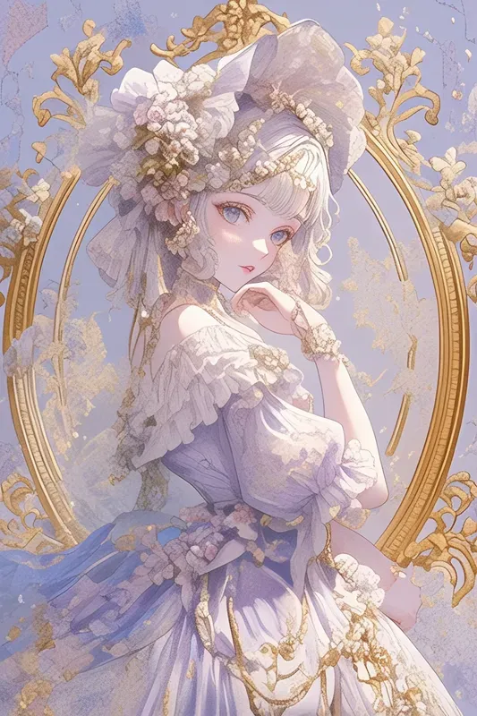 Rococo Anime Filigree Frames