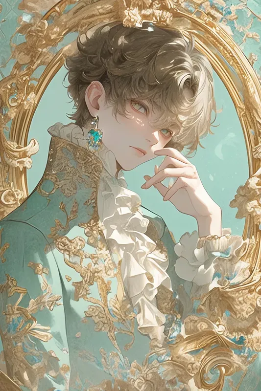 Rococo Anime Filigree Frames