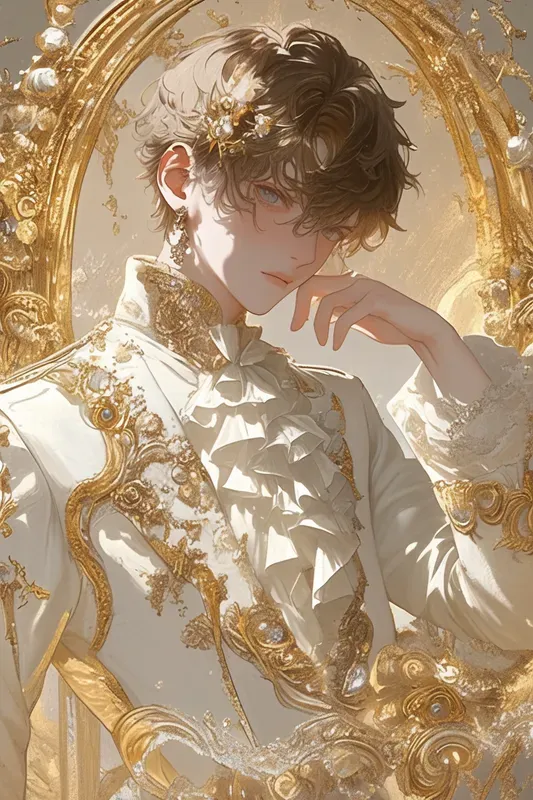 Rococo Anime Filigree Frames