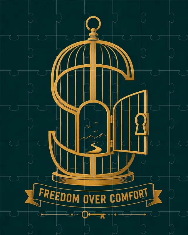 Financial Alchemy Minimal Vector Art