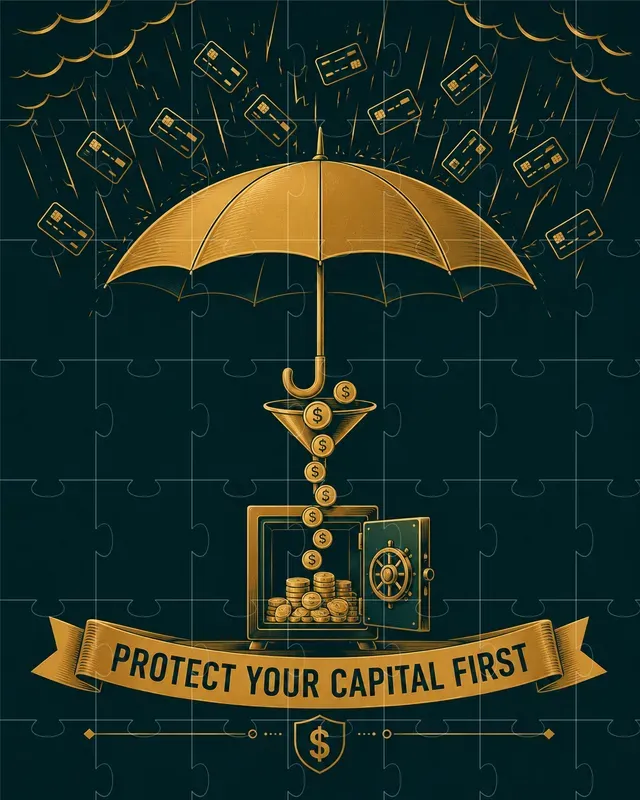 Financial Alchemy Minimal Vector Art