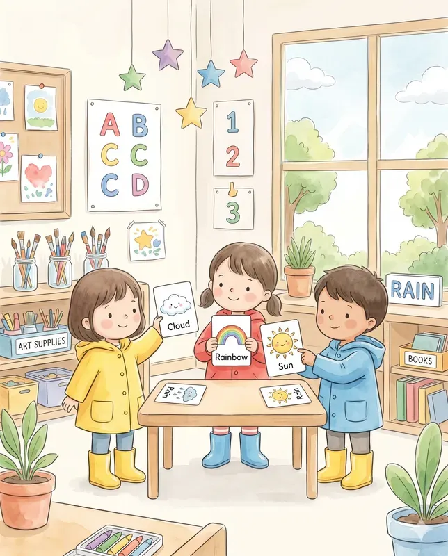 Preschool Learning Scene Generator