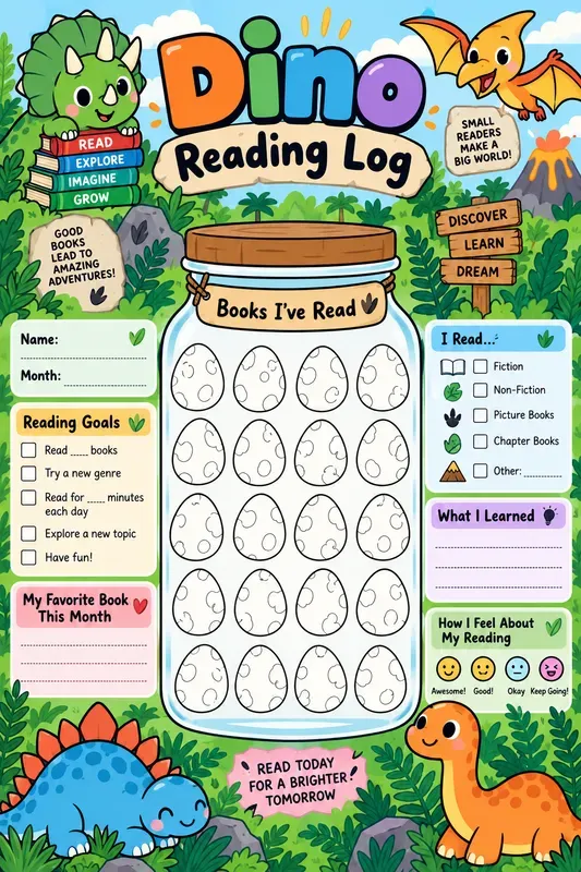 Kids Educational Tracker Printables