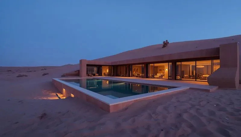 Modern Invisible Subterranean Villas