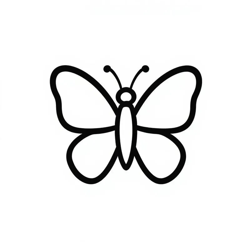 Simple Kids Coloring Page Outlines