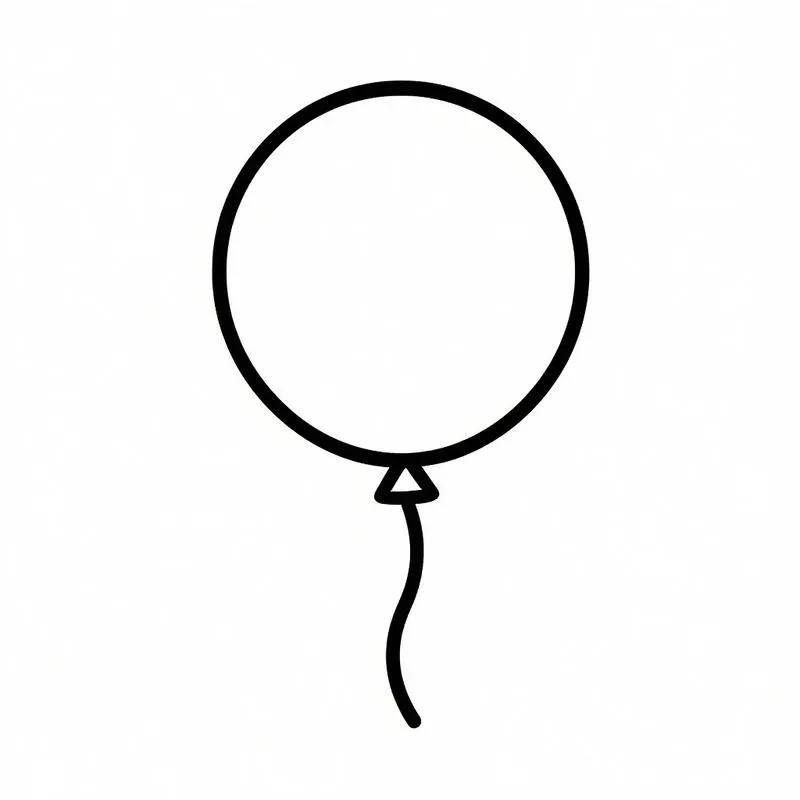 Simple Kids Coloring Page Outlines