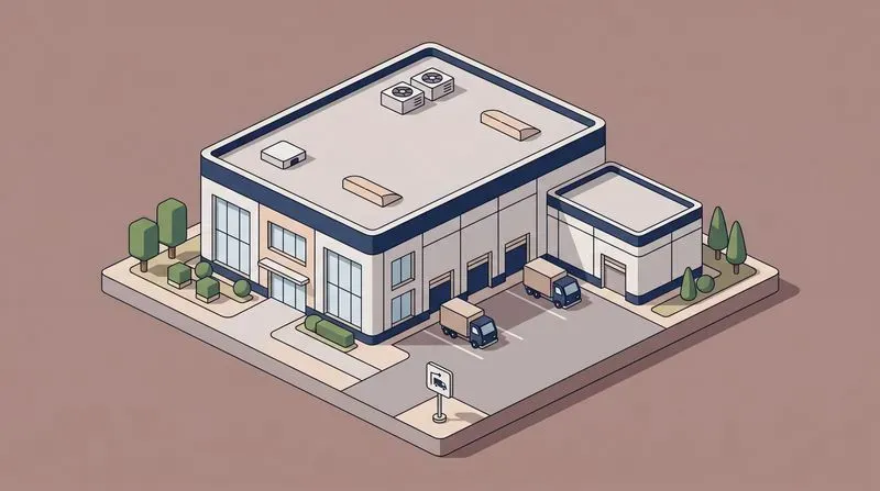 Clean Isometric Building Illustrations