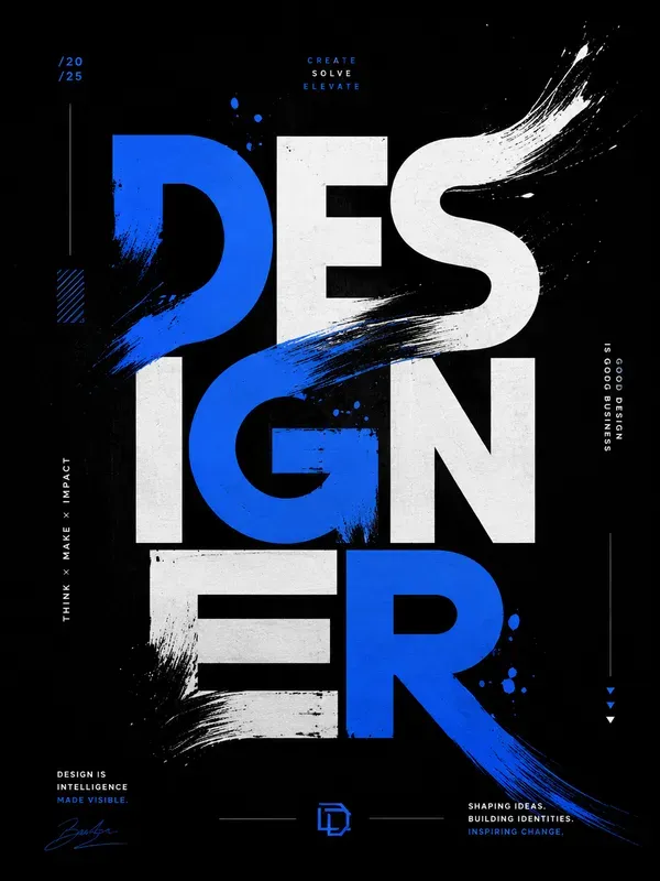 Minimal Typography Posters