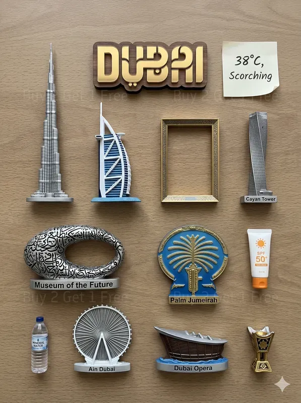 City Knolling Souvenir Magnet Collections