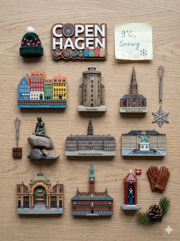City Knolling Souvenir Magnet Collections